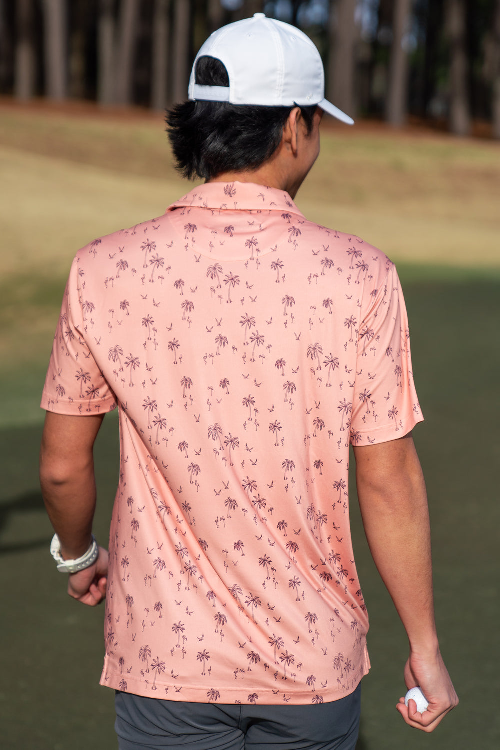 Mini Flamingo and Palm - Coral Paradise