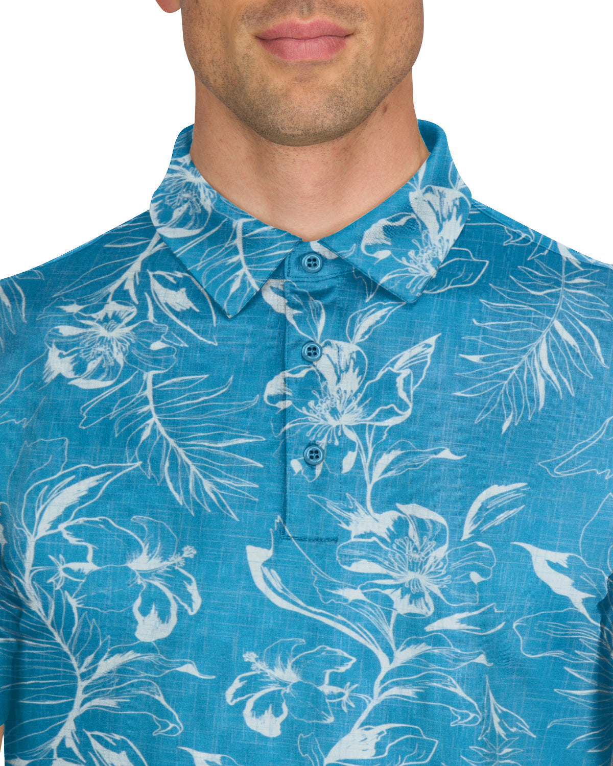 Ferns - Turkish Tile Blue