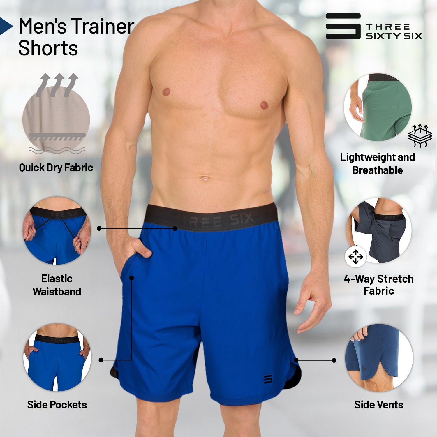 Dry-Fit Men's Workout Shorts - 8” Inseam