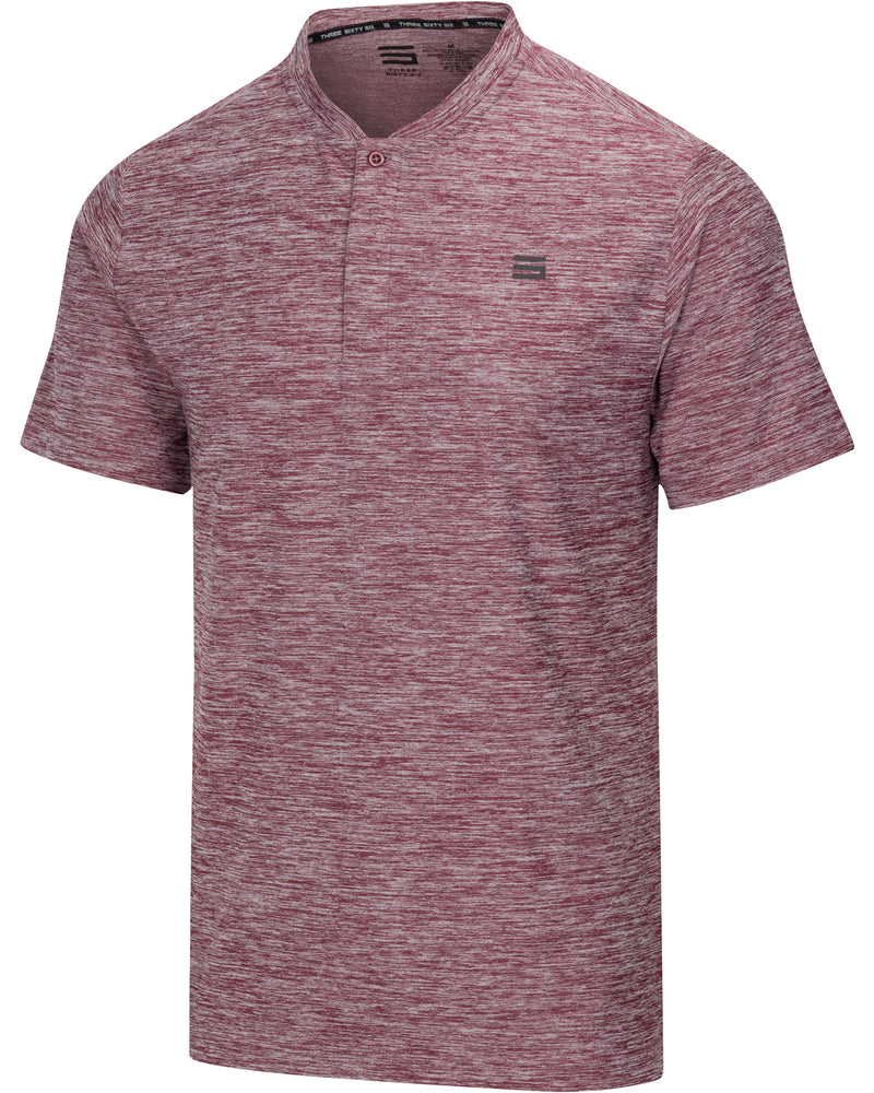 Men's Quick-Dry Collarless Golf Polos