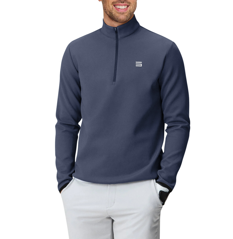 Three Sixty Six Men's Therma Pullover 1/4 Zip Golf Sweater