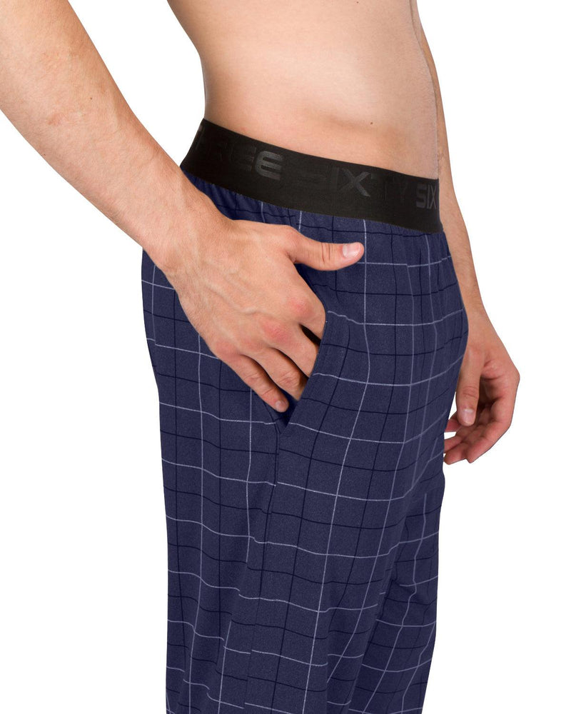 Plaid-Indigo Blue