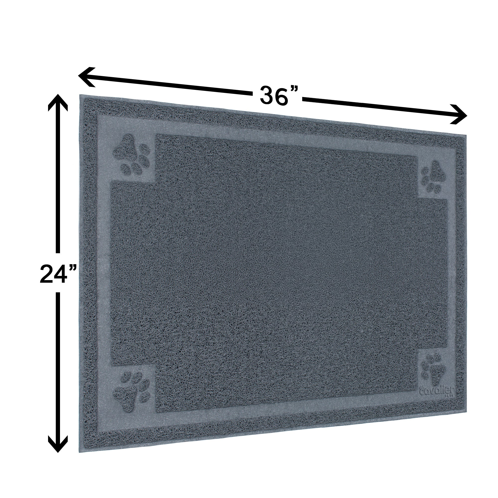 Pet Mat for Cat and Dog Bowls, Silicone Non-Slip Absorbent Waterproof Dog Food Mat