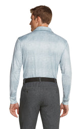 Men's Dry-Fit Long Sleeve Golf Polo Shirt