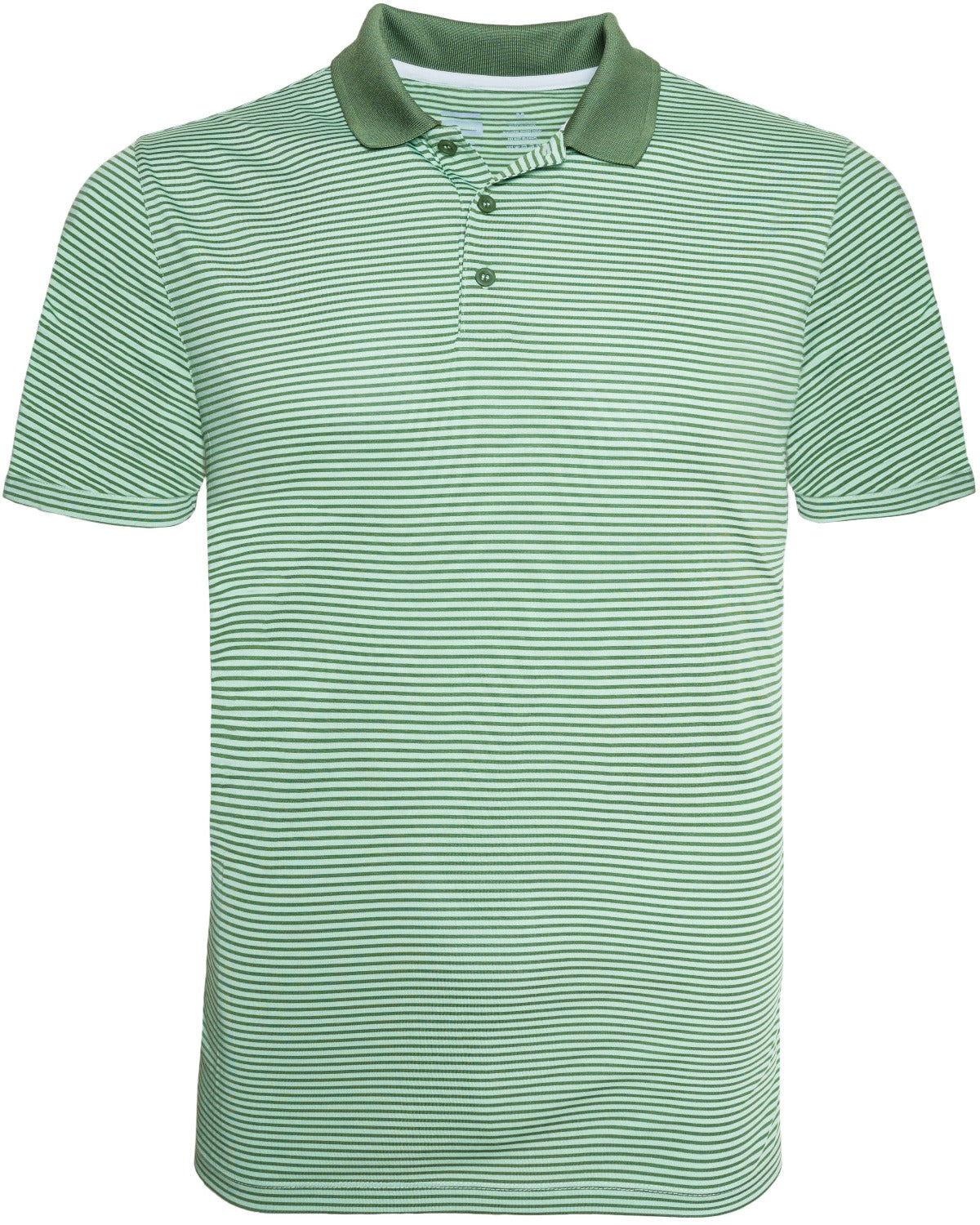 Men's Thin-Striped Dry-Fit Golf Polo