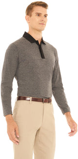 Mens Long Sleeve Golf Polo