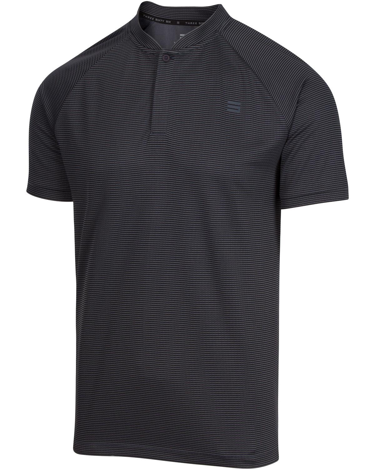 2.0 Collarless Short Sleeve, Collarless Golf Shirt For Men