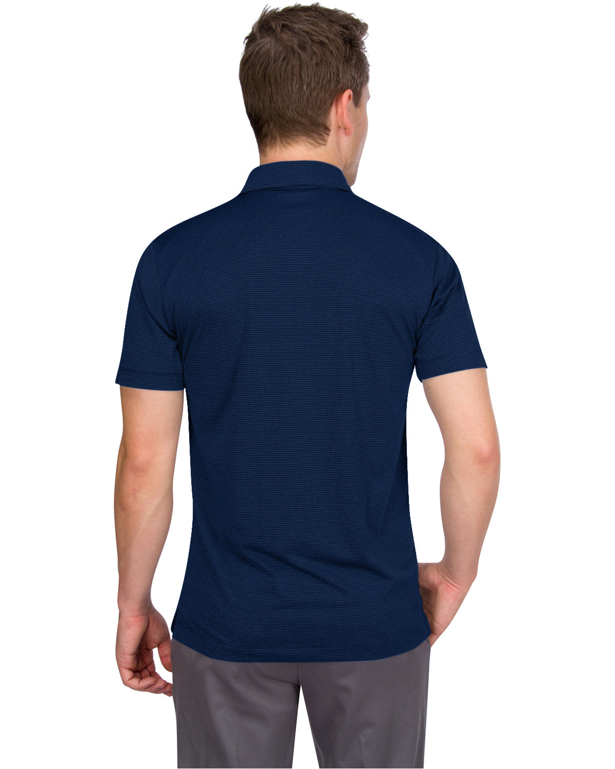 Men’s Thin-Striped Golf Polo Shirt